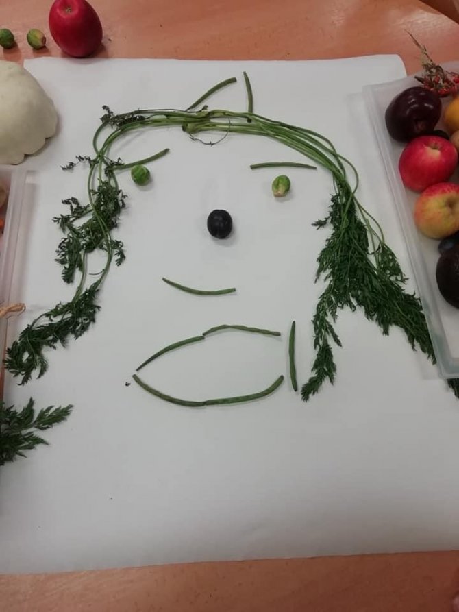 Zeleninový obličej